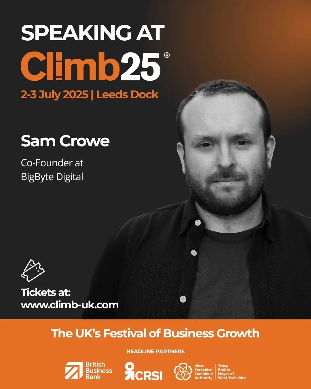 Sam at Climb25